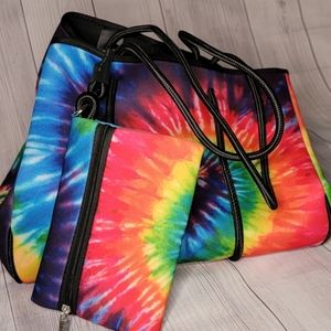 Neoprene tote bag purse NWOT